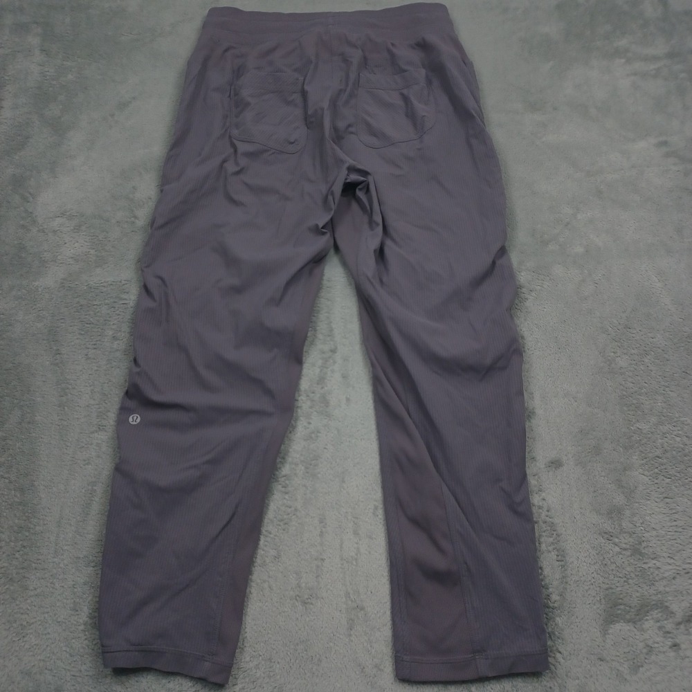 Lululemon Pants Womens 10 Purple Street To Studio Joggers Pockets Casual Preppy - Picture 4 of 7